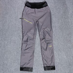 NRS Endurance Splash Pants Men's Small Hyprotex Waterproof Gray Taped Seams